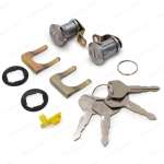 กุญแจรถยนต์ กุญแจประตูรถ ข้างซ้าย+ขวา 1 ชุด สีเงิน สำหรับ Nissan Big-M D21 ปี 1986-1997